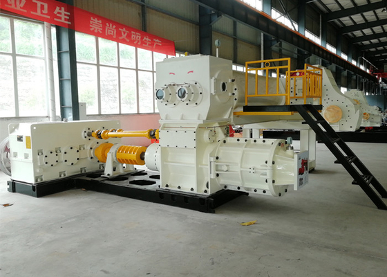半自動ブロック製造工場 機械 小型の真空挤出機 粘土の泥 土のフライアッシュブロック