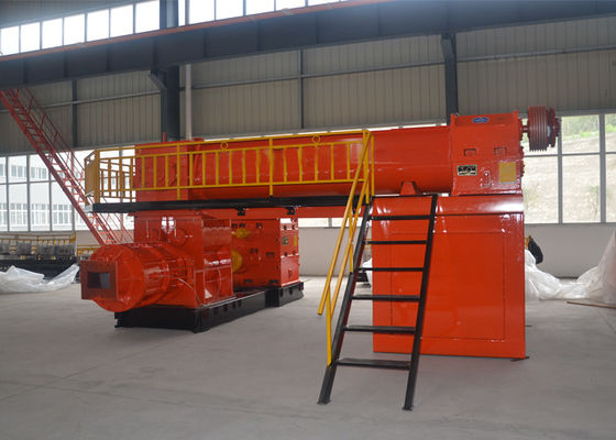 半自動ブロック製造工場 機械 小型の真空挤出機 粘土の泥 土のフライアッシュブロック