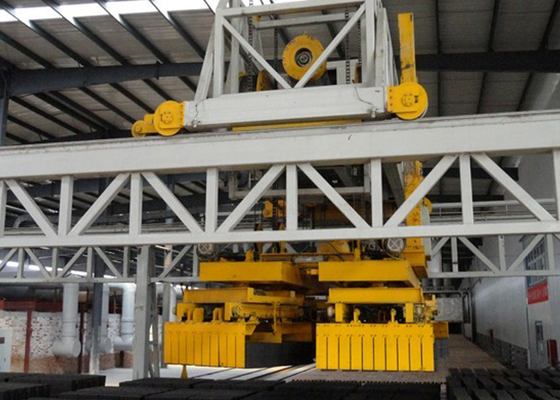 空のブロックの別の容量のための十分に自動粘土の煉瓦スタック・マシン