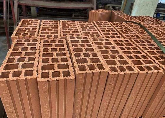 トンネル炉 トンネル乾燥機と大容量800トン/日用 粘土空洞ブロック製造のための自動生産ライン