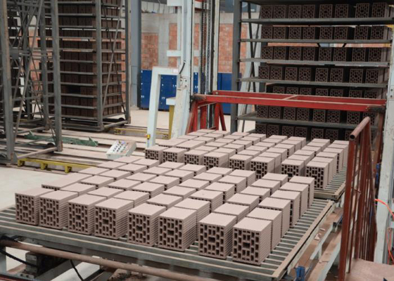 290KW 自動粘土の煉瓦ドライヤー機械土のブロックの乾燥の部屋システム
