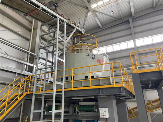 レンガの濡れパンの工場,磨き工場 双輪機 粉砕機 粘土砂の磨き機 空洞のレンガ 陶器の粘土のレンガを作る機械
