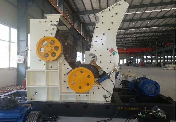 エネルギー節約デュアルモーター自動 90-120 t/h デュアルローターハンマー破砕機 (粘土・石材破砕用)