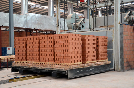 BBT 全自動粘土レンガトンネル窯、石炭ガス燃料焚き、4.6m サイズ、効率的なレンガ生産用